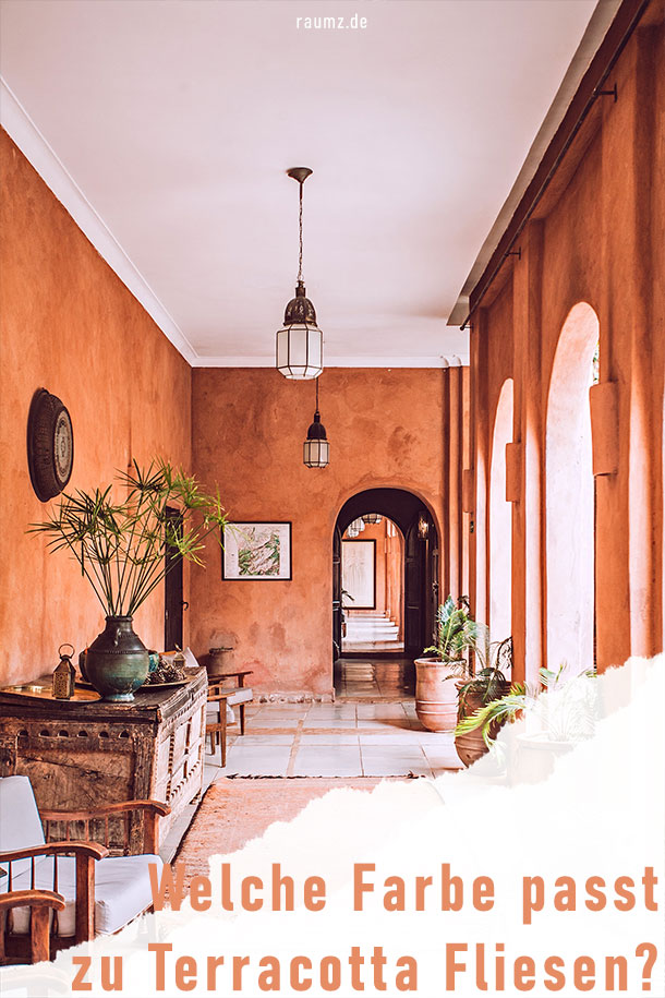 Welche Farbe passt zu Terracotta Fliesen?
