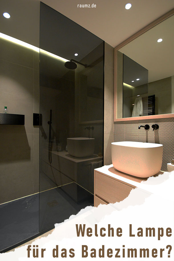 Welche Lampe für das Badezimmer? Probiere einmal Deckenspots aus.